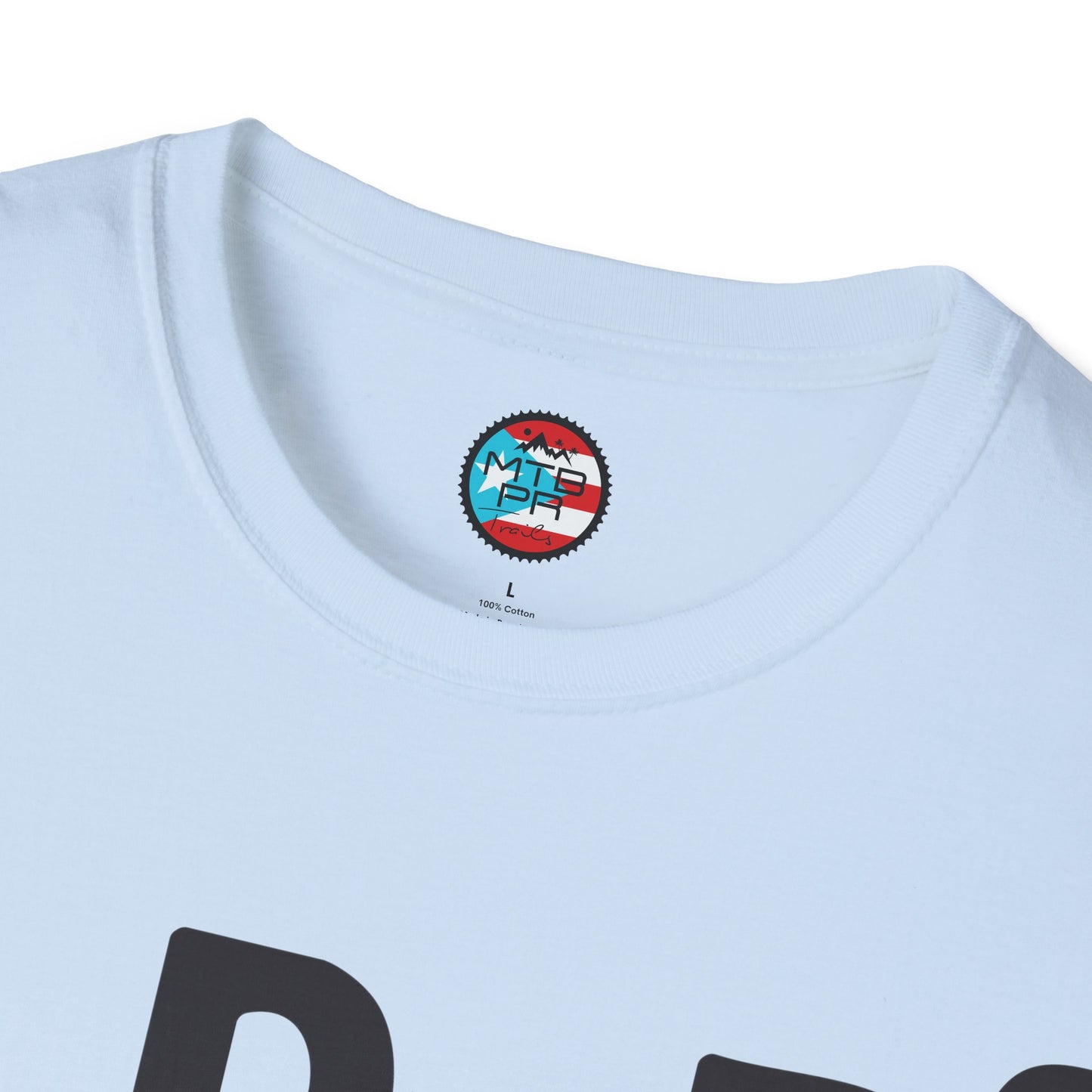 DeBI CoRReR MaS BICI - Black - MTB PR TRAILS - Unisex Softstyle T-Shirt