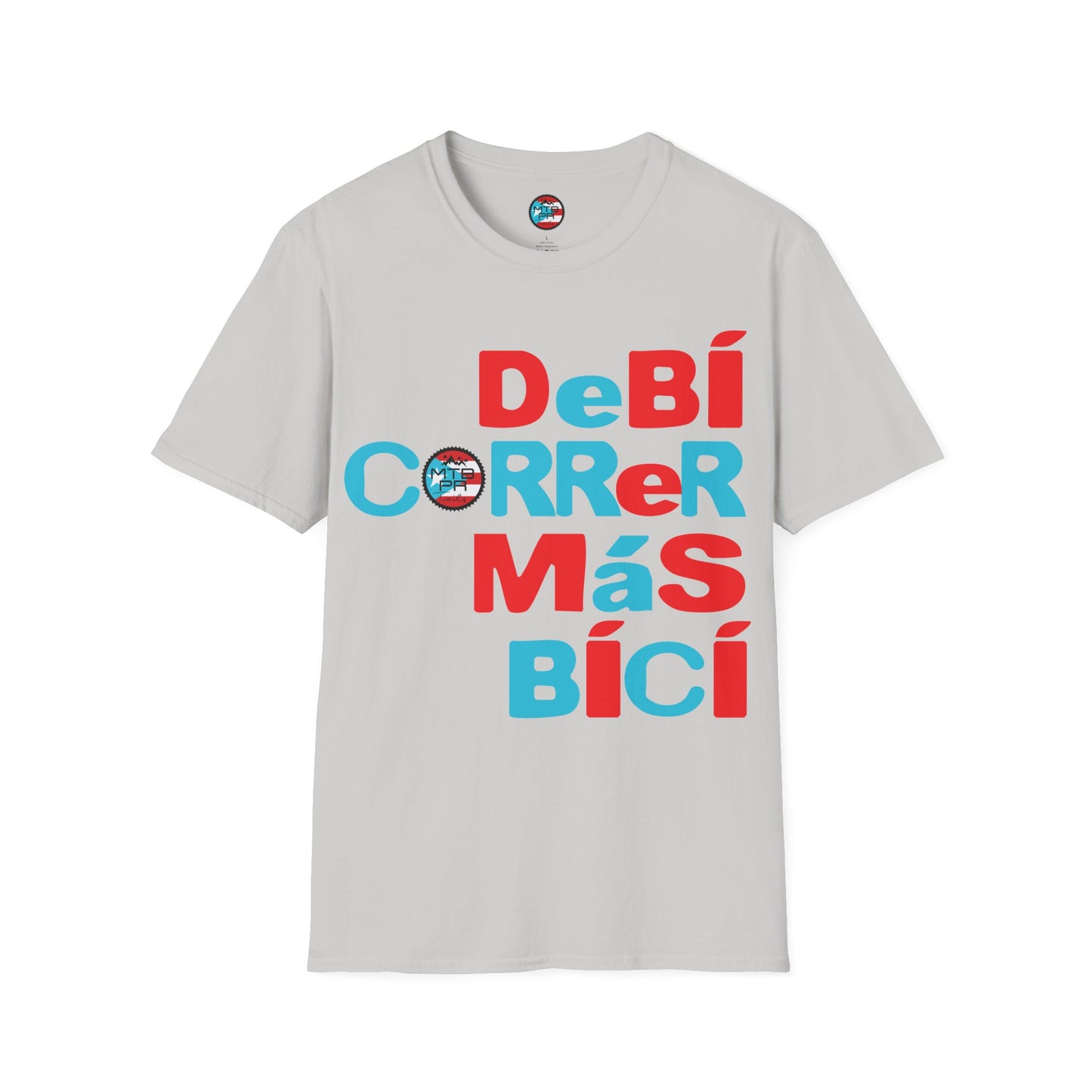 DeBI CoRReR MaS BICI - Bandera - MTB PR TRAILS - Unisex Softstyle T-Shirt