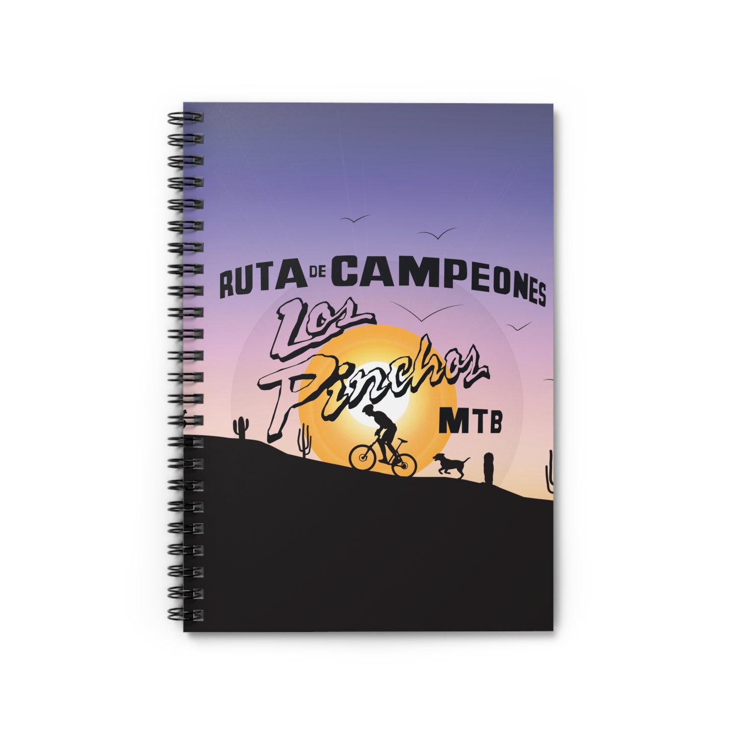 Spiral Notebook - Ruled Line - Los Pinchos MTB