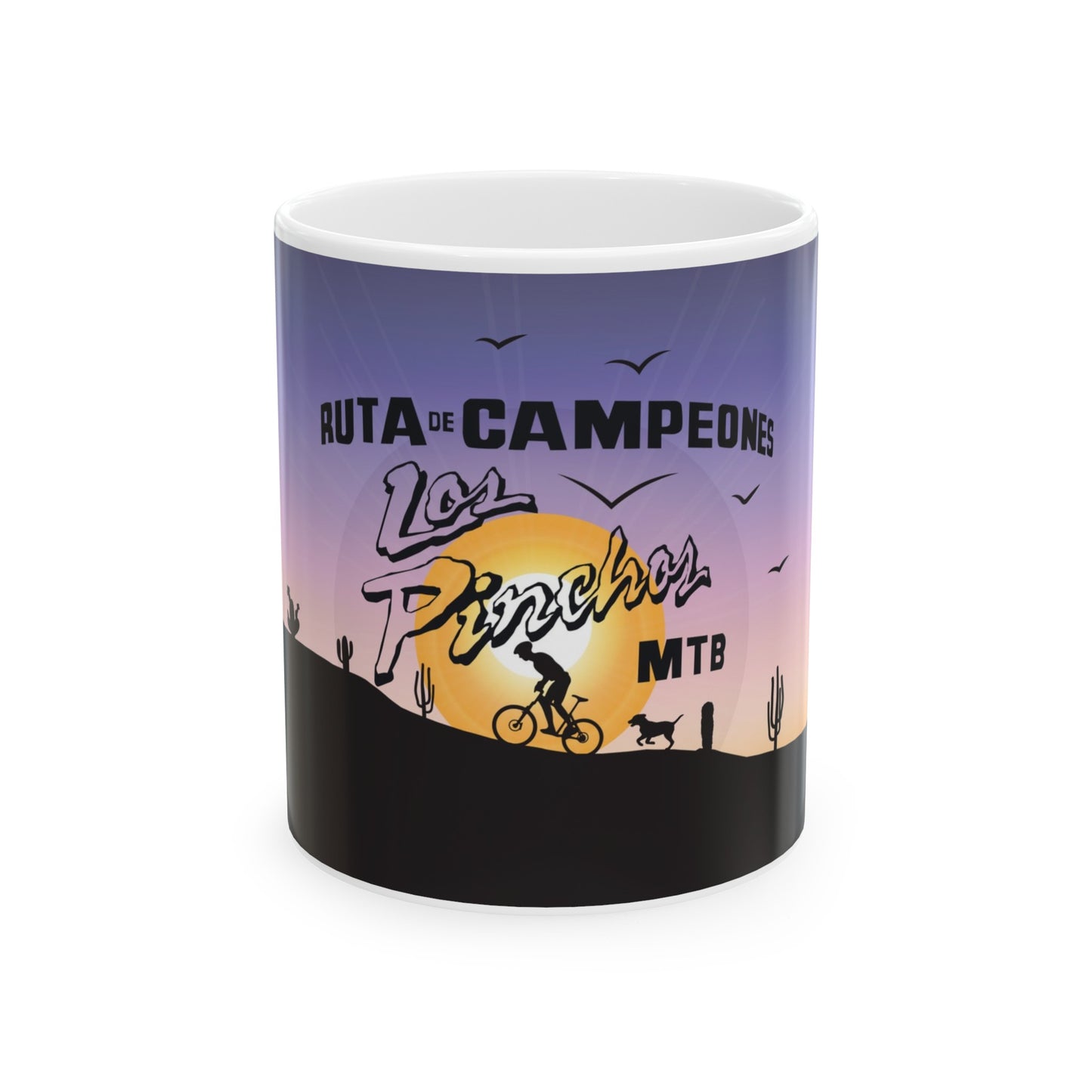 Los Pinchos MTB OG - Ceramic Mug, (11oz)