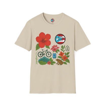Amapola Location PR - MTB PR TRAILS - Unisex Softstyle T-Shirt