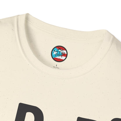 DeBI CoRReR MaS BICI - Black - MTB PR TRAILS - Unisex Softstyle T-Shirt