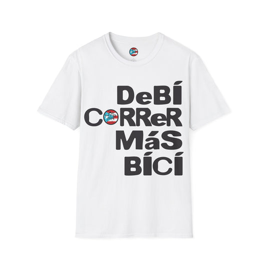 DeBI CoRReR MaS BICI - Black - MTB PR TRAILS - Unisex Softstyle T-Shirt