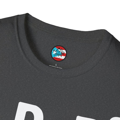 DeBI CoRReR MaS BICI - White - MTB PR TRAILS - Unisex Softstyle T-Shirt