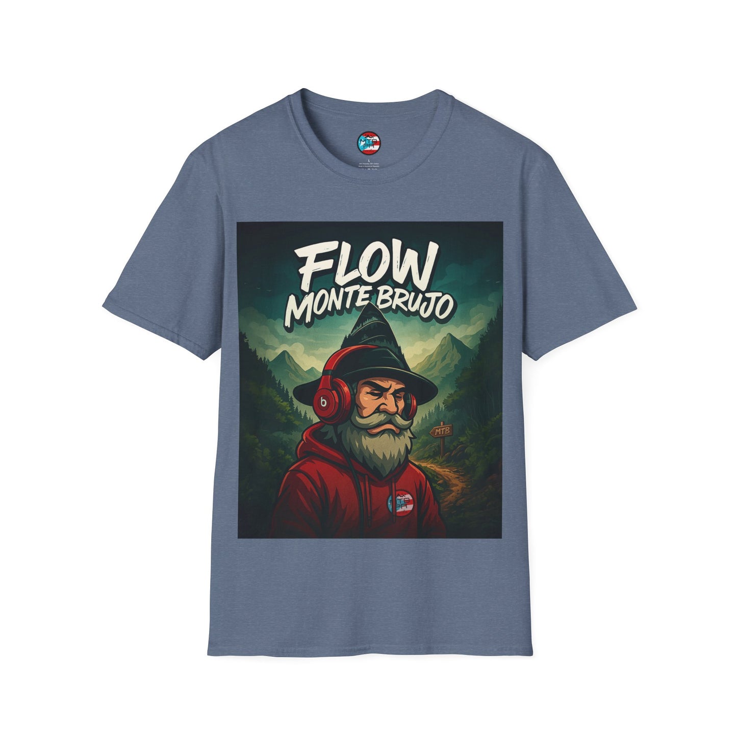 Flow Monte Brujo - MTB Trails - Unisex Softstyle T-Shirt