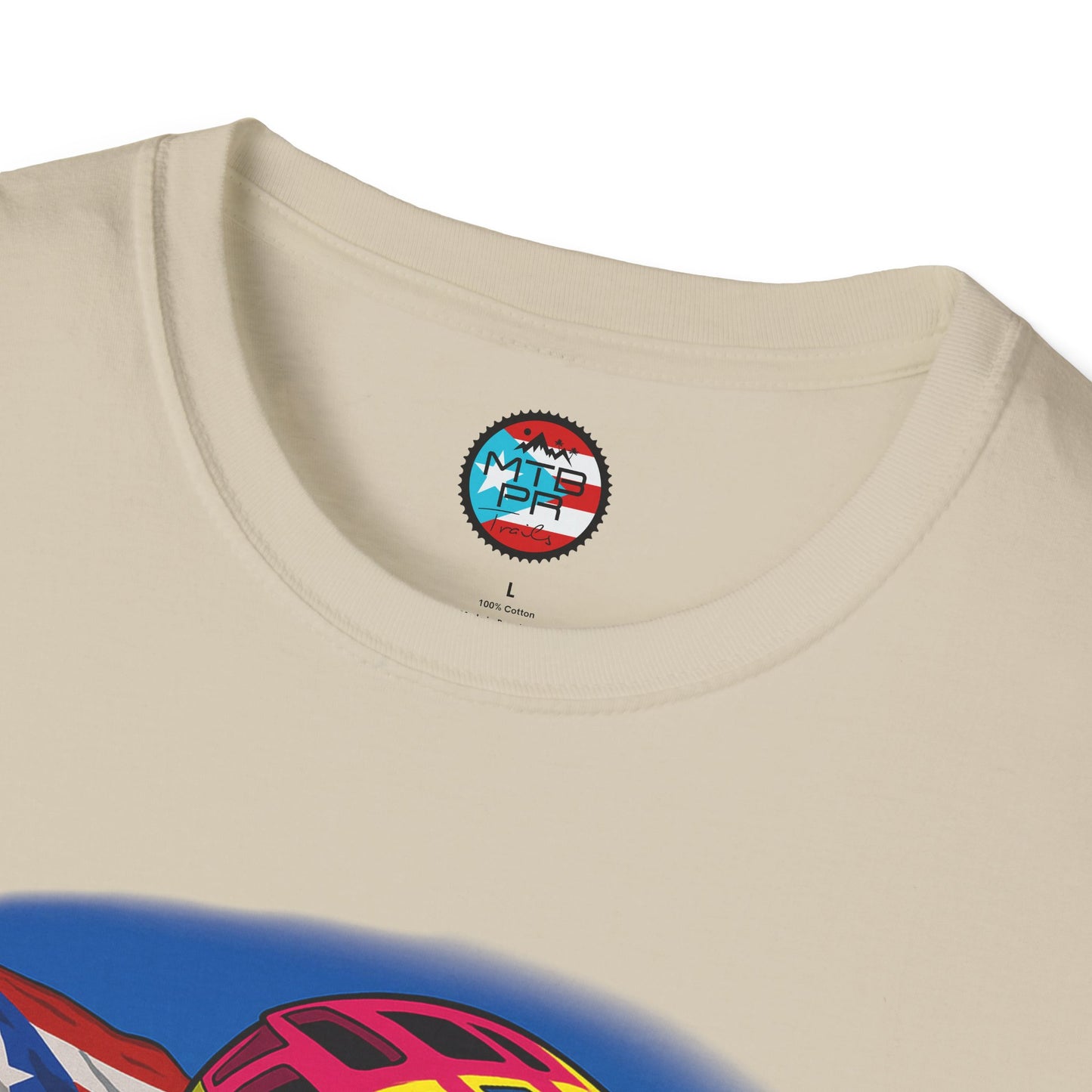 "Ride The Everest 2 " - El Ovni MTB - MTB PR TRAILS - Unisex Softstyle T-Shirt