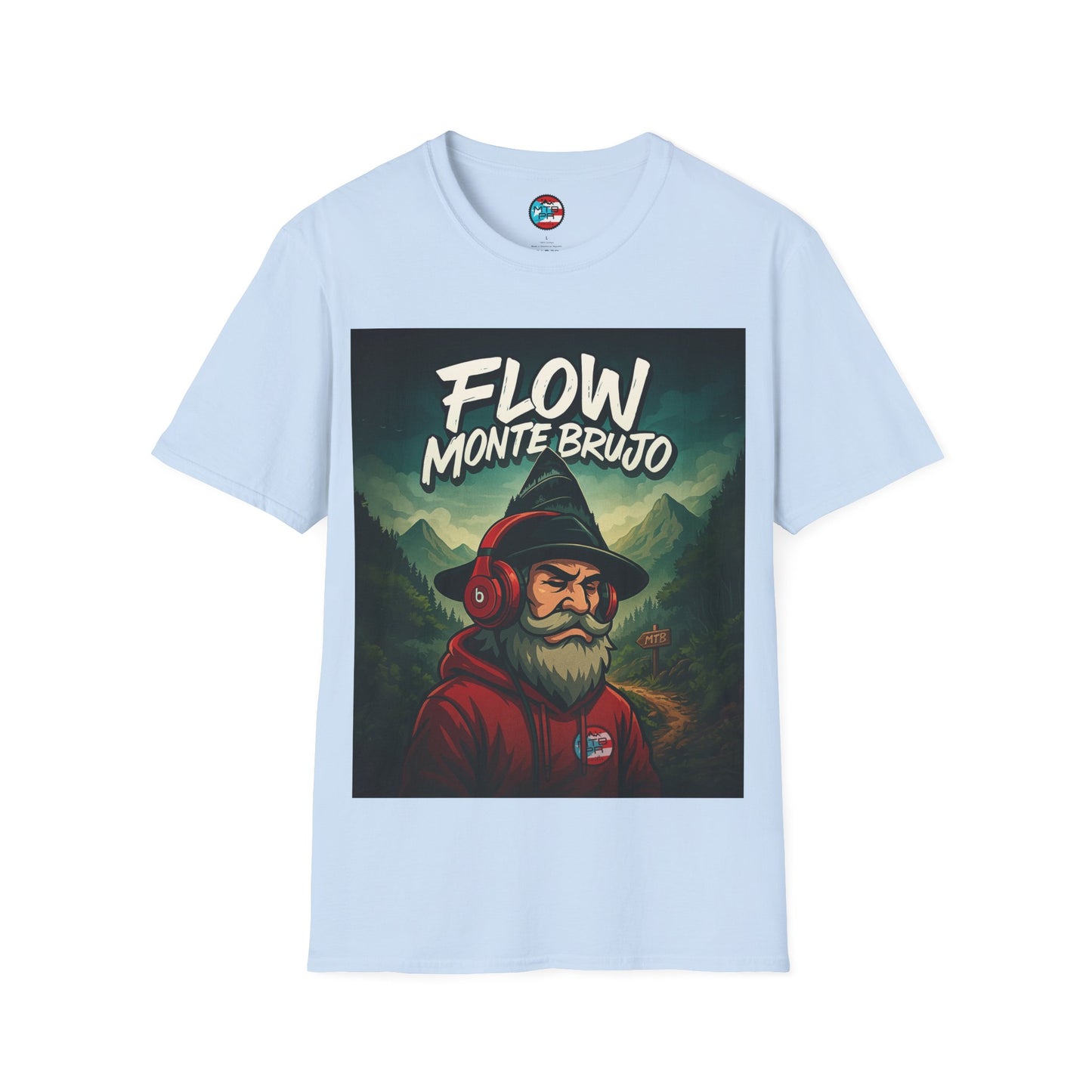 Flow Monte Brujo - MTB Trails - Unisex Softstyle T-Shirt
