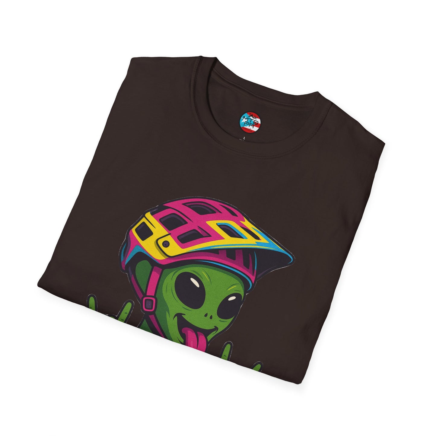 El Ovni Rockero - El Ovni MTB - MTB PR TRAILS - Unisex Softstyle T-Shirt