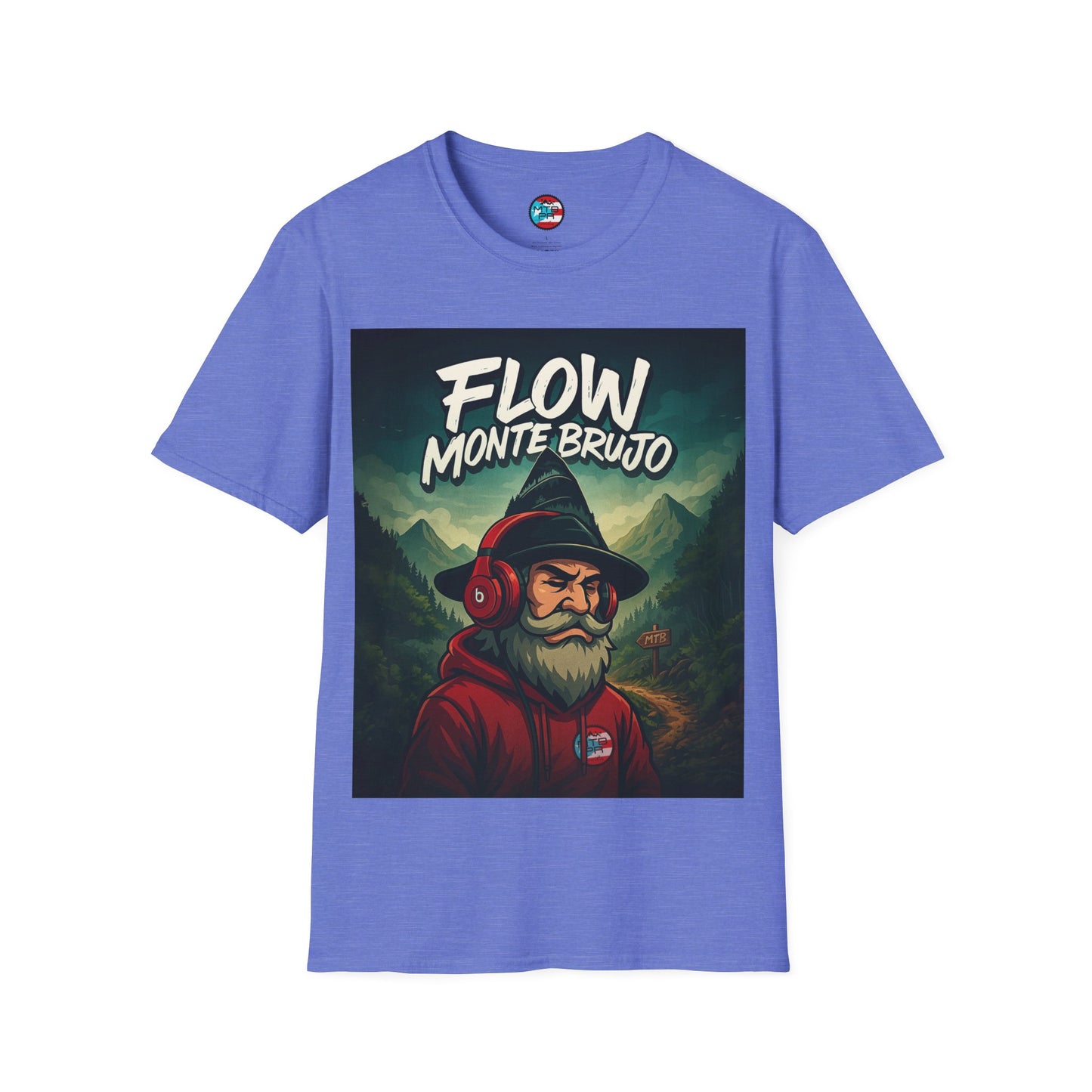 Flow Monte Brujo - MTB Trails - Unisex Softstyle T-Shirt