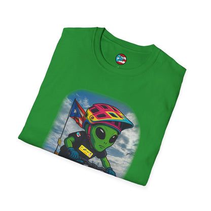 "Ride The Everest" - El Ovni MTB - MTB PR TRAILS - Unisex Softstyle T-Shirt