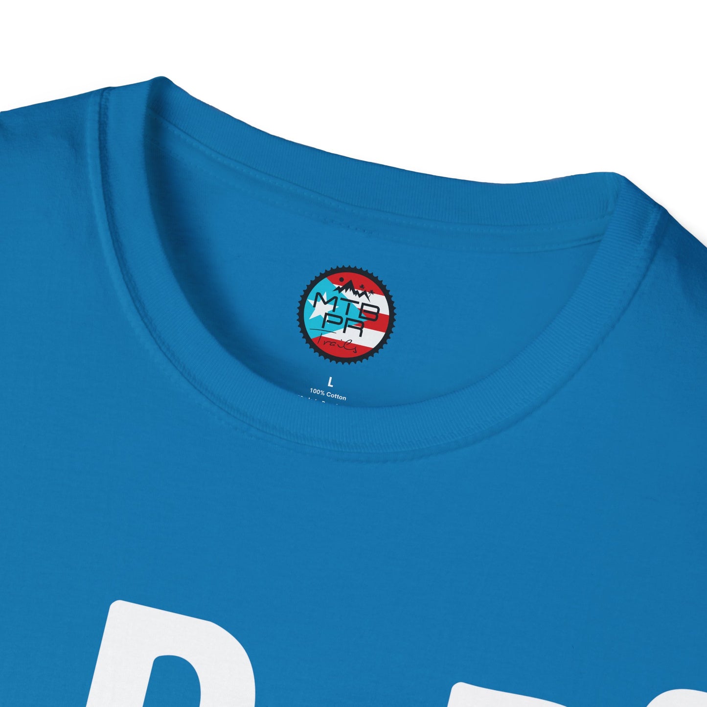 DeBI CoRReR MaS BICI - White - MTB PR TRAILS - Unisex Softstyle T-Shirt