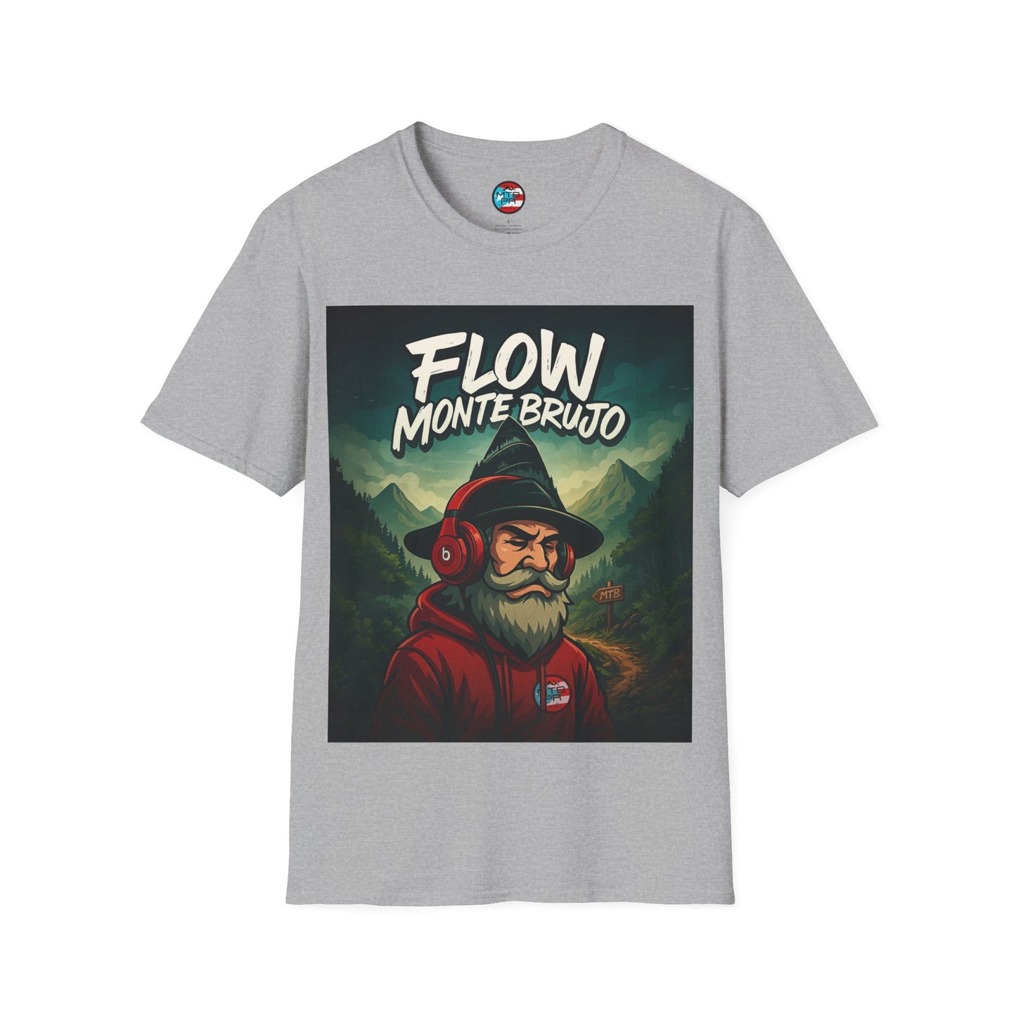 Flow Monte Brujo - MTB Trails - Unisex Softstyle T-Shirt