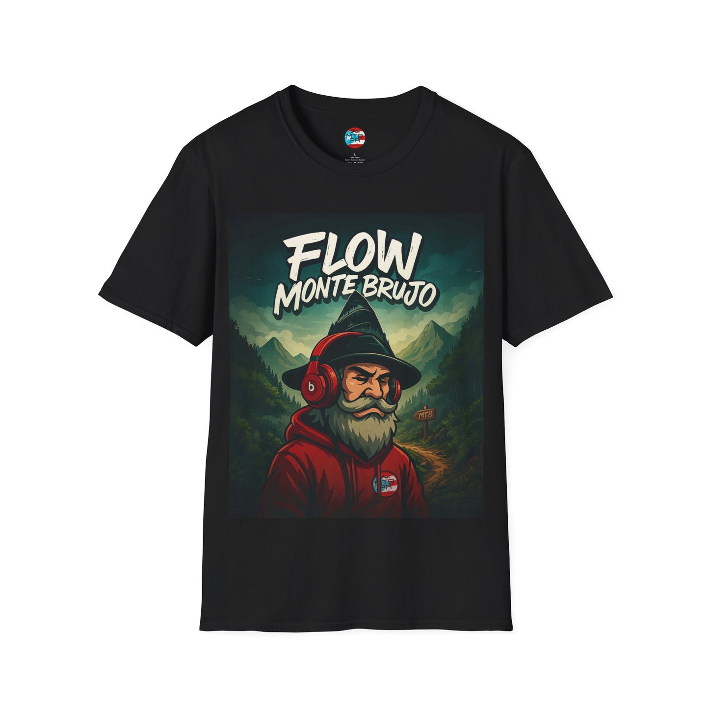 Flow Monte Brujo - MTB Trails - Unisex Softstyle T-Shirt