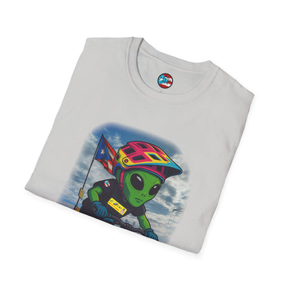 "Ride The Everest" - El Ovni MTB - MTB PR TRAILS - Unisex Softstyle T-Shirt