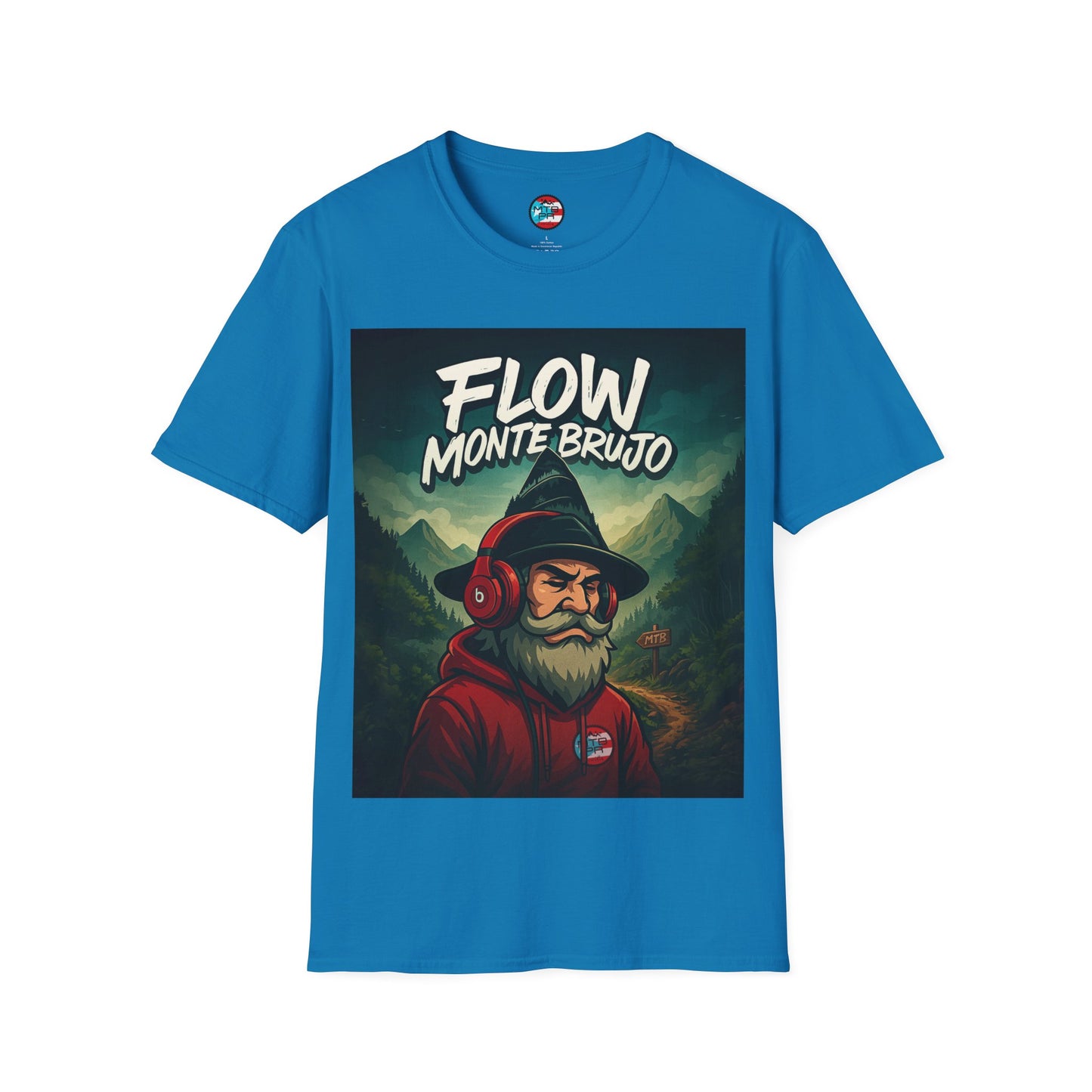 Flow Monte Brujo - MTB Trails - Unisex Softstyle T-Shirt