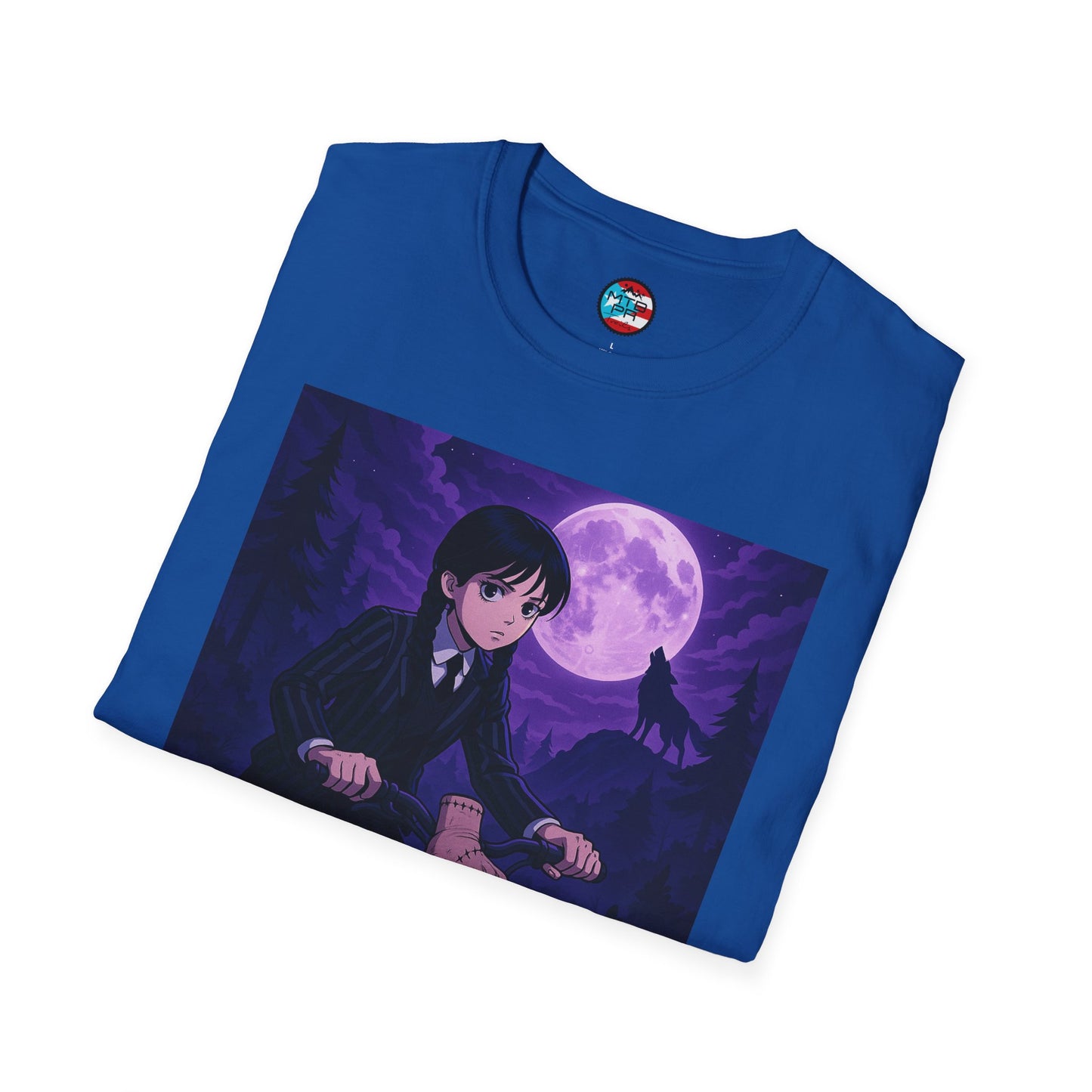 Merlina en MTB - MTB PR TRAILS - Unisex Softstyle T-Shirt