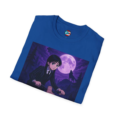 Merlina en MTB - MTB PR TRAILS - Unisex Softstyle T-Shirt