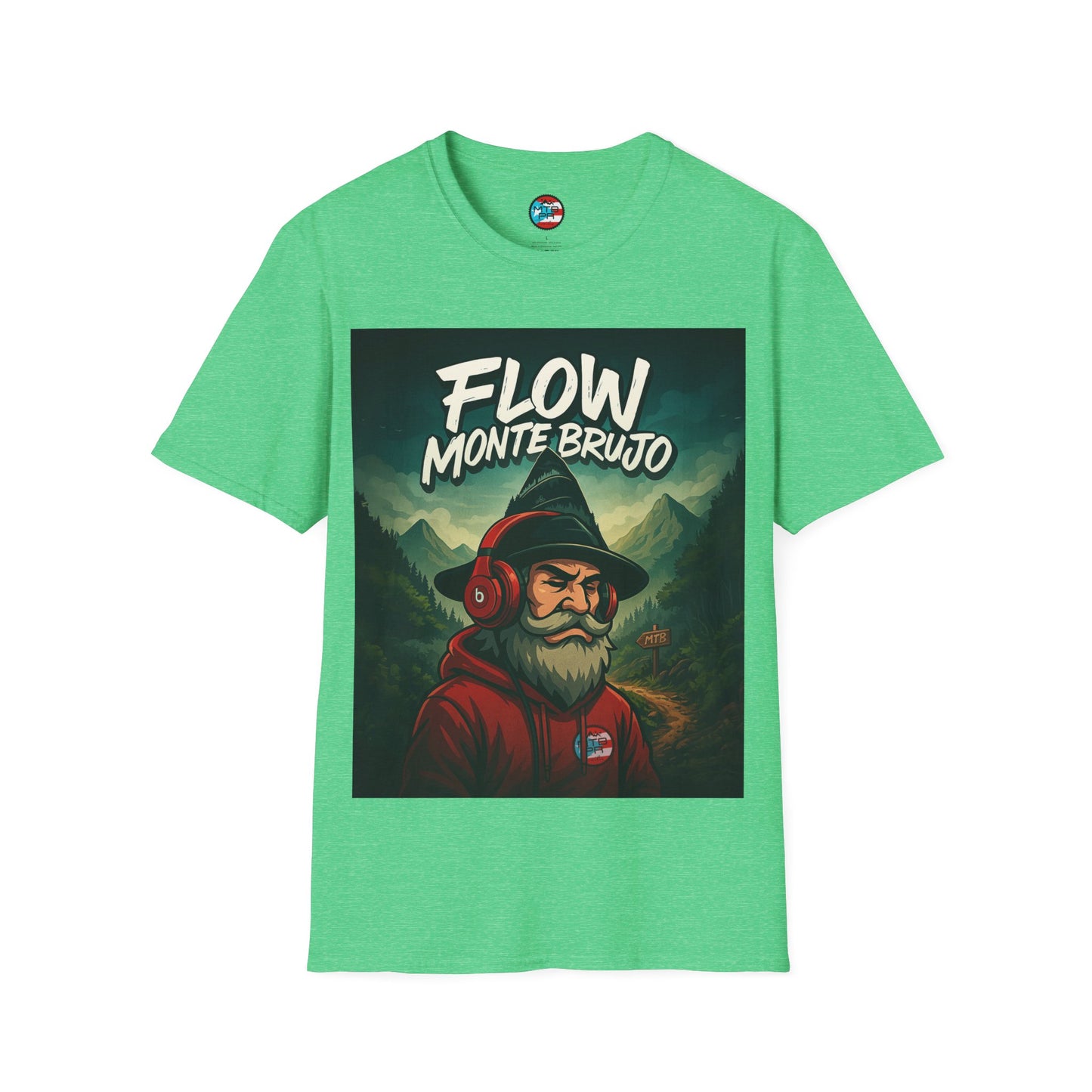 Flow Monte Brujo - MTB Trails - Unisex Softstyle T-Shirt