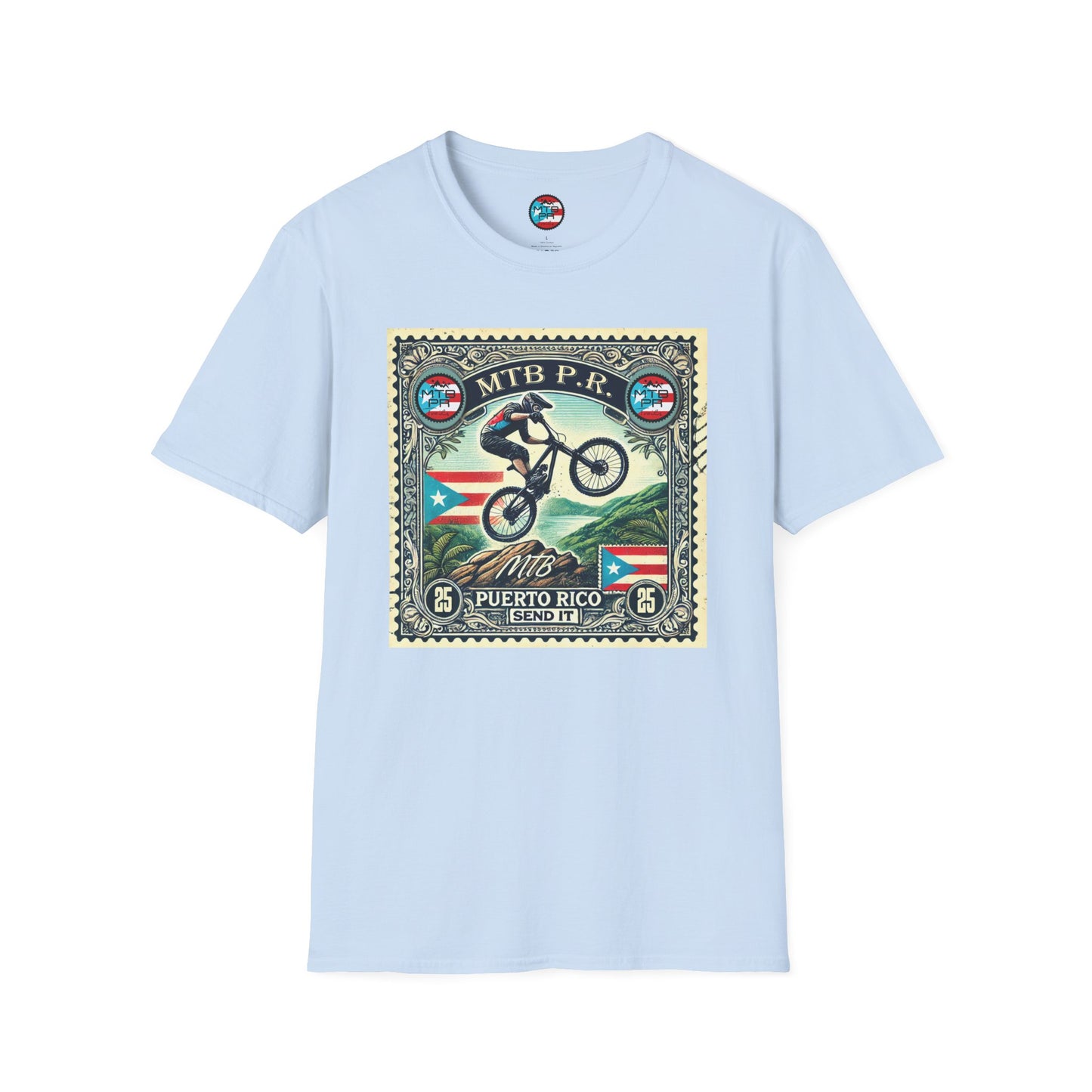 Sello MTB PR - MTB Trails - Unisex Softstyle T-Shirt