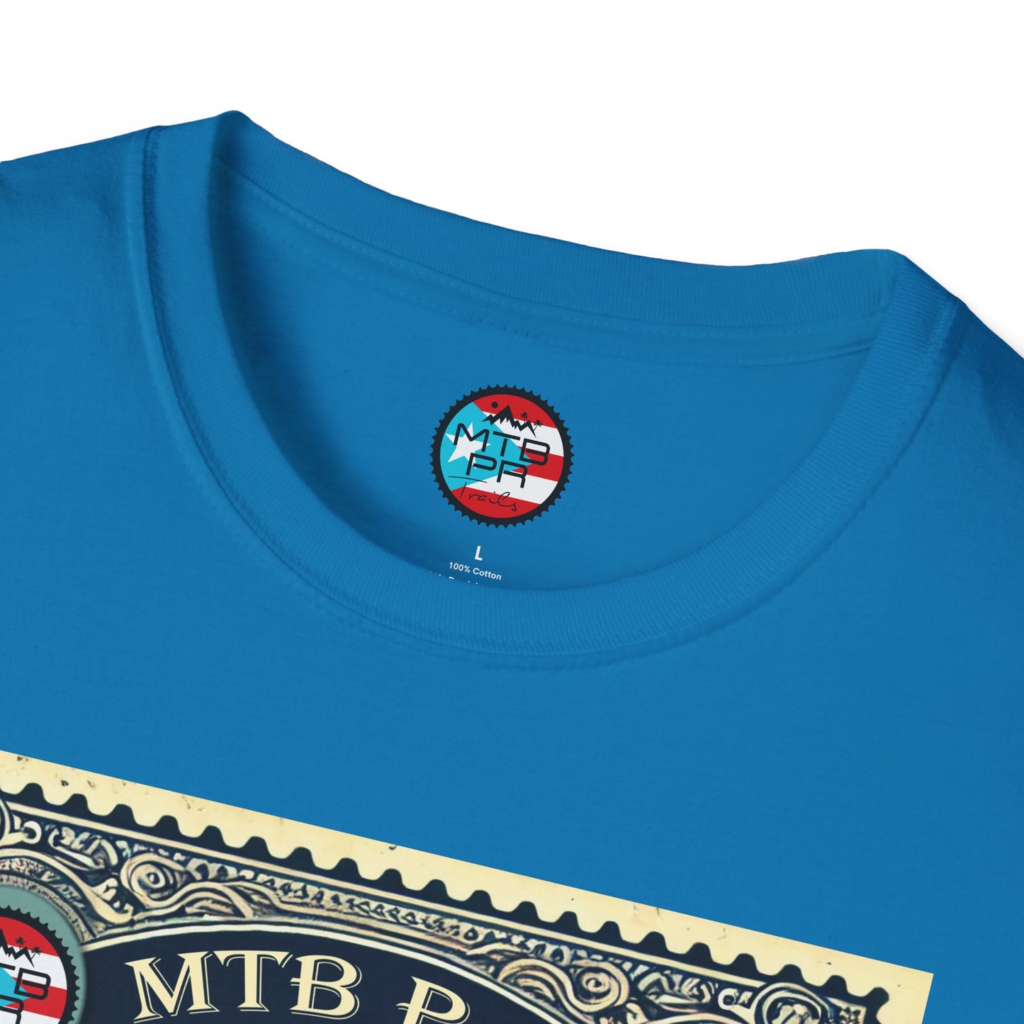 Sello MTB PR - MTB Trails - Unisex Softstyle T-Shirt