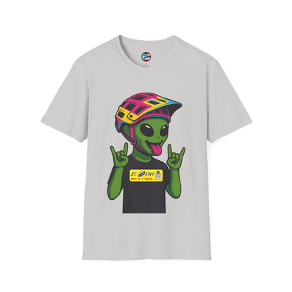 El Ovni Rockero - El Ovni MTB - MTB PR TRAILS - Unisex Softstyle T-Shirt
