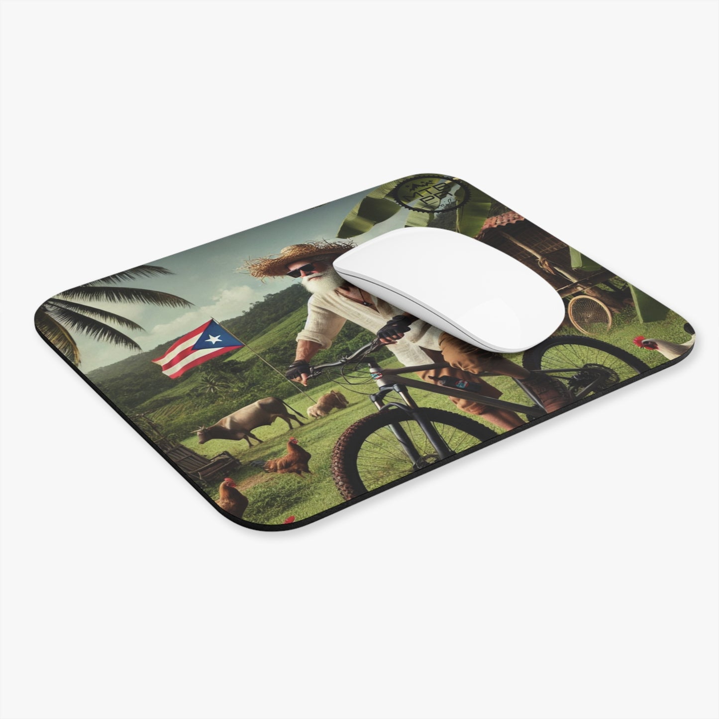 Mouse Pad (Rectangle) - MTB PR Trails - El Jibaro MTB