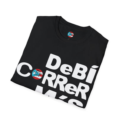 DeBI CoRReR MaS BICI - White - MTB PR TRAILS - Unisex Softstyle T-Shirt