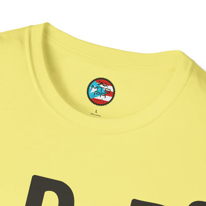 DeBI CoRReR MaS BICI - Black - MTB PR TRAILS - Unisex Softstyle T-Shirt