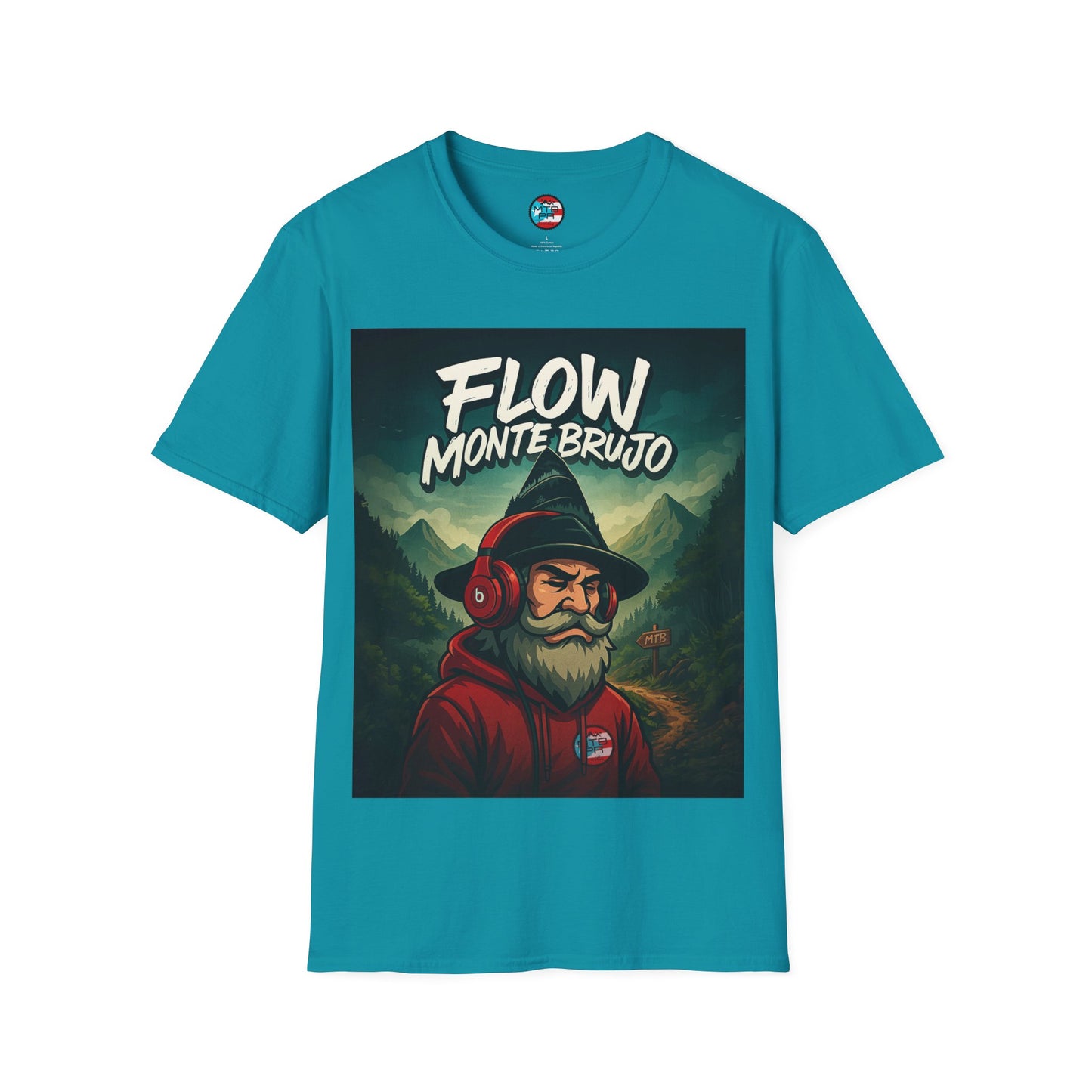 Flow Monte Brujo - MTB Trails - Unisex Softstyle T-Shirt