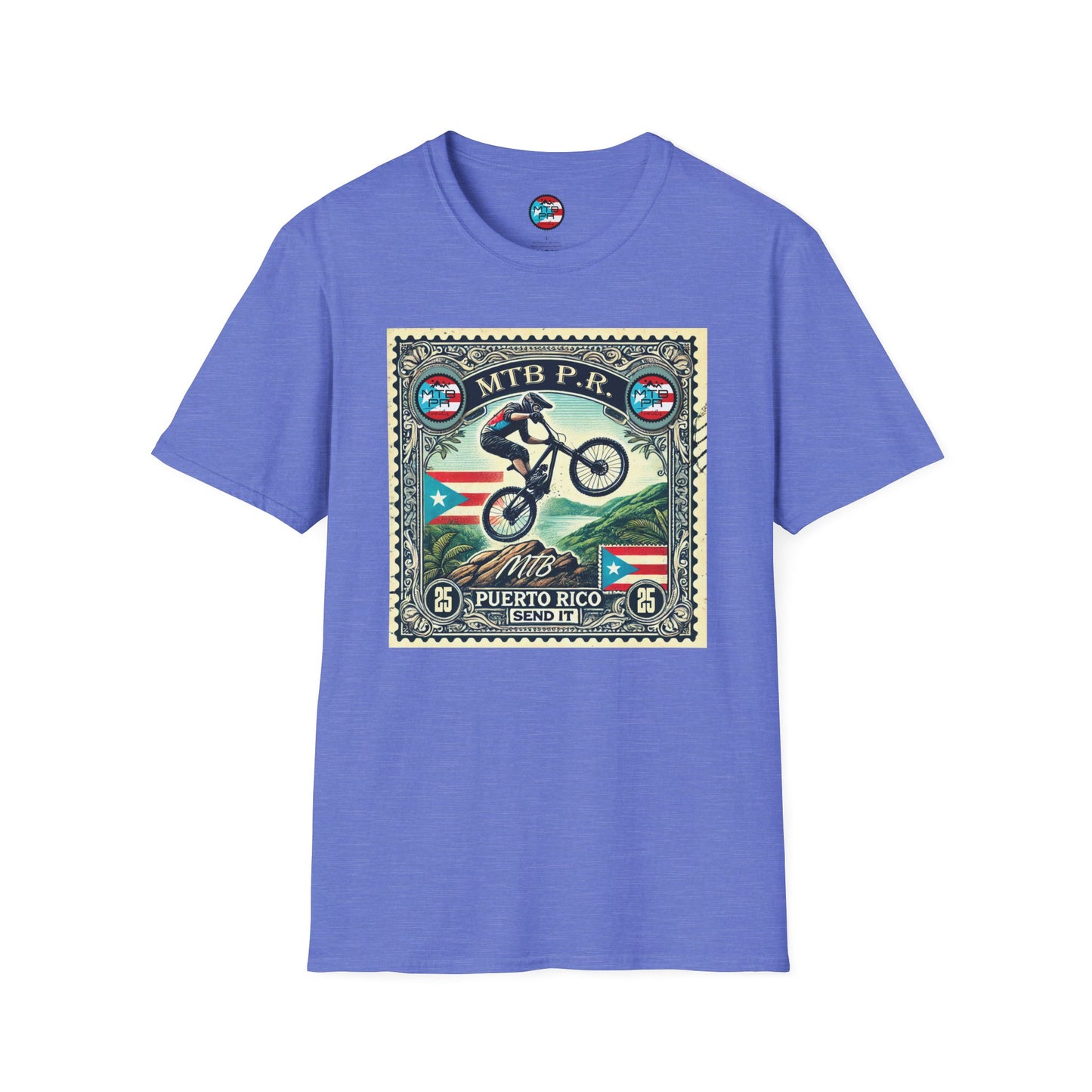 Sello MTB PR - MTB Trails - Unisex Softstyle T-Shirt