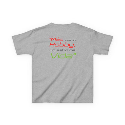 "Mas que un hobby, es un estilo de VIDA" - Logo OG - Kids Heavy Cotton™ Tee