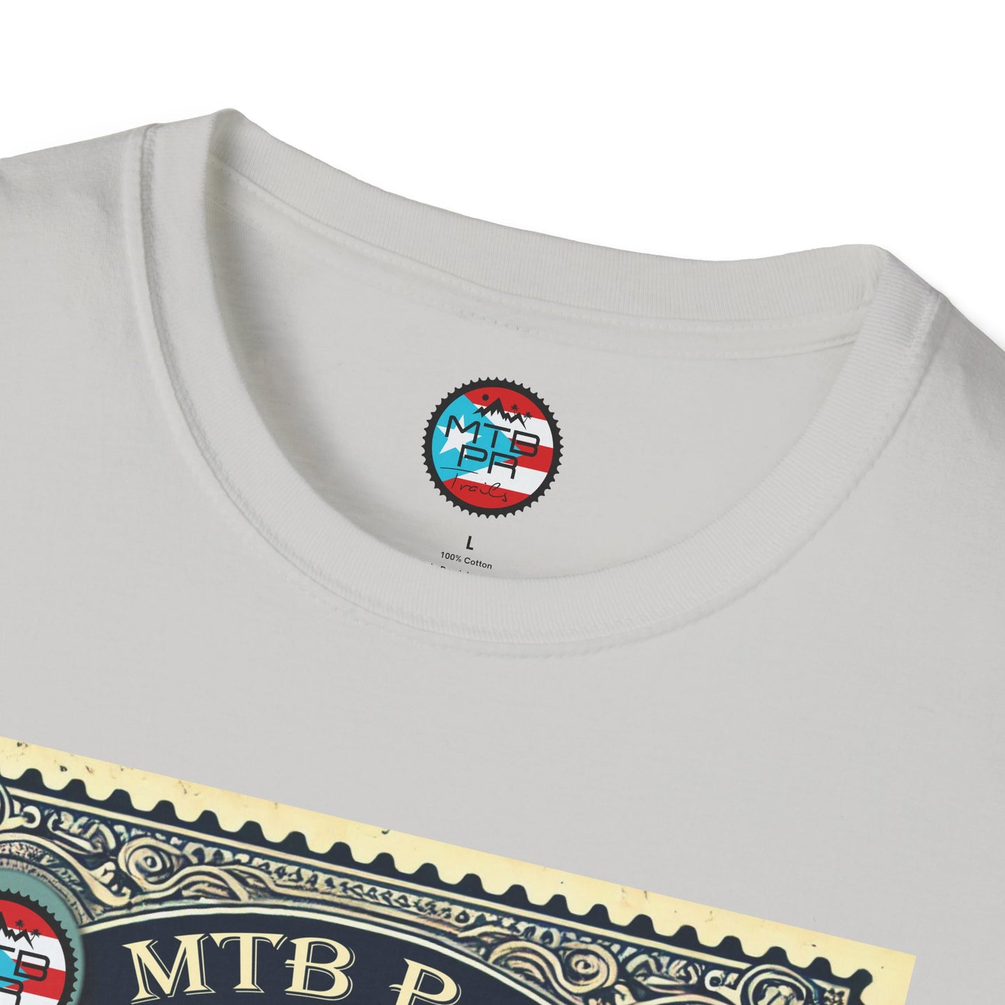 Sello MTB PR - MTB Trails - Unisex Softstyle T-Shirt