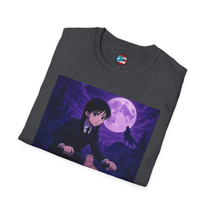 Merlina en MTB - MTB PR TRAILS - Unisex Softstyle T-Shirt