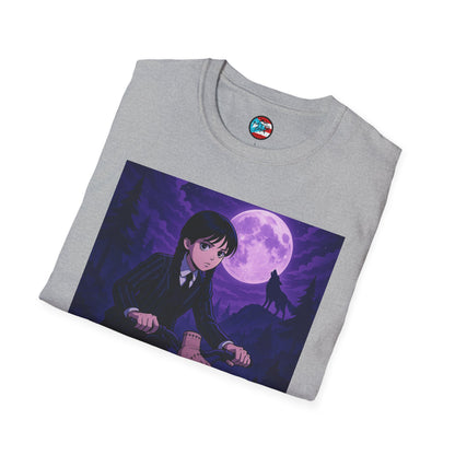 Merlina en MTB - MTB PR TRAILS - Unisex Softstyle T-Shirt