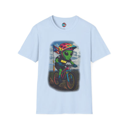 "Ride The Everest" - El Ovni MTB - MTB PR TRAILS - Unisex Softstyle T-Shirt