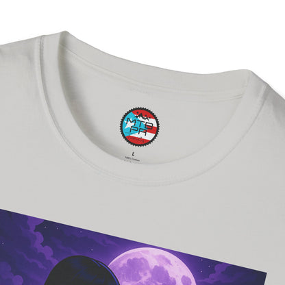 Merlina en MTB - MTB PR TRAILS - Unisex Softstyle T-Shirt