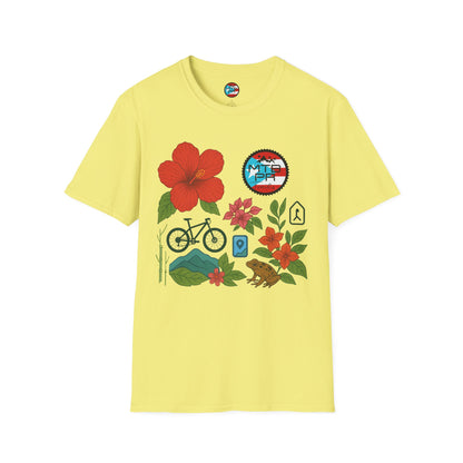 Amapola Location PR - MTB PR TRAILS - Unisex Softstyle T-Shirt