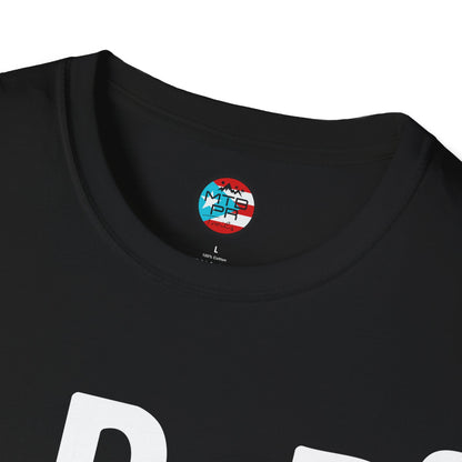 DeBI CoRReR MaS BICI - White - MTB PR TRAILS - Unisex Softstyle T-Shirt