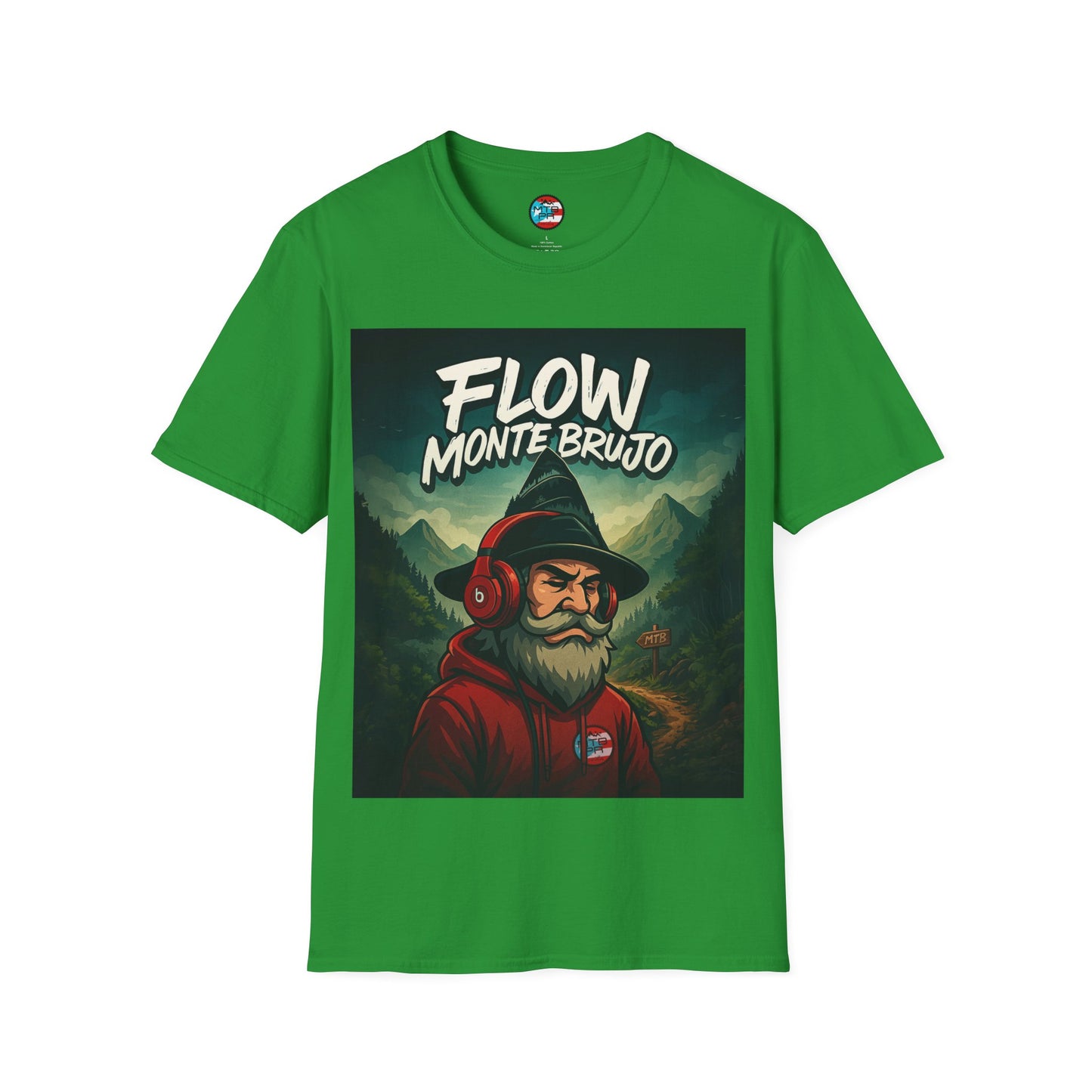 Flow Monte Brujo - MTB Trails - Unisex Softstyle T-Shirt
