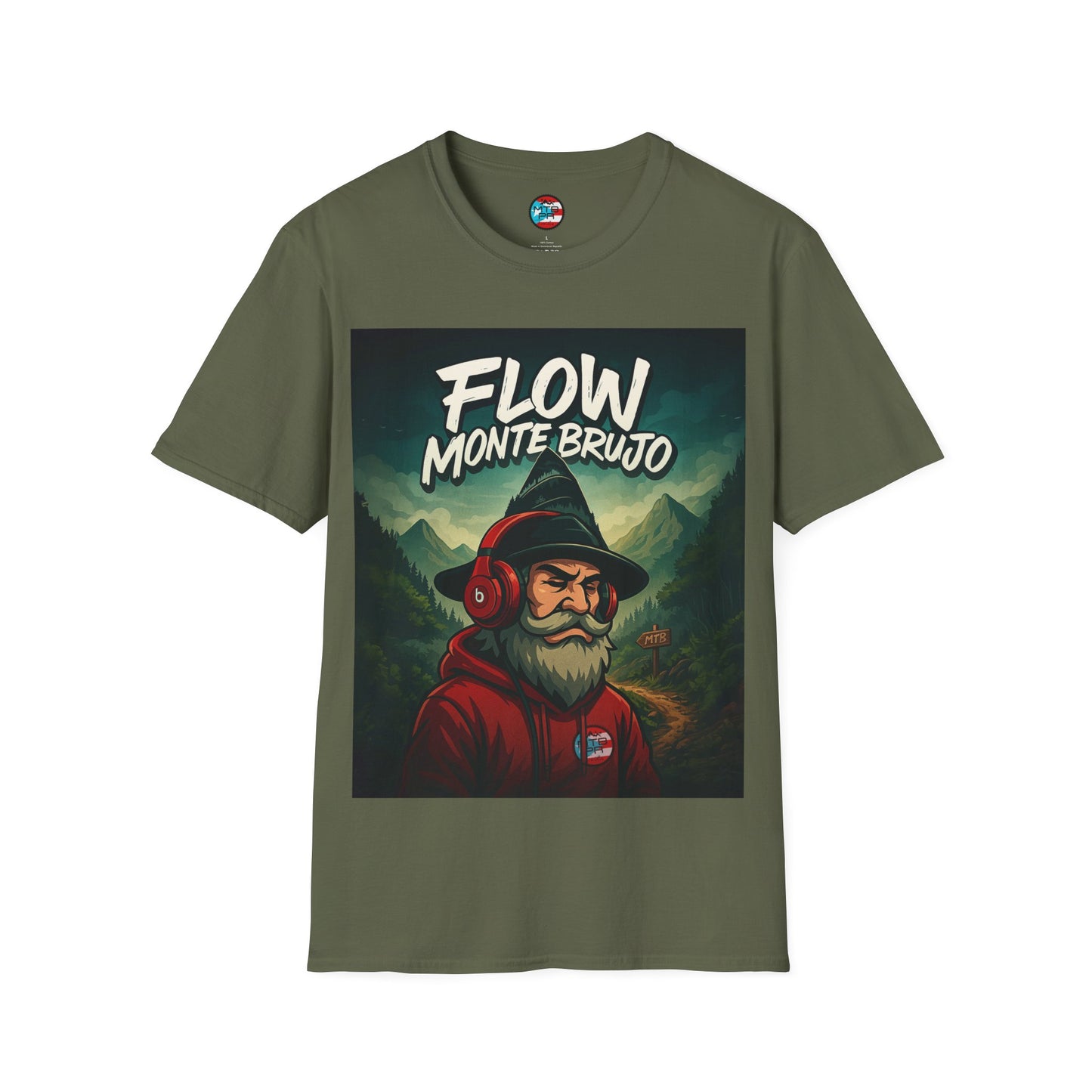Flow Monte Brujo - MTB Trails - Unisex Softstyle T-Shirt