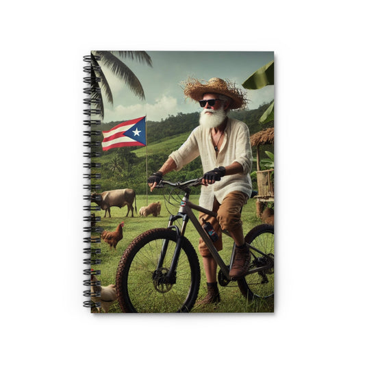 MTB PR Trails - El Jibaro MTB - Spiral Notebook - Ruled Line