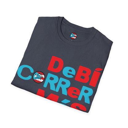 DeBI CoRReR MaS BICI - Bandera - MTB PR TRAILS - Unisex Softstyle T-Shirt