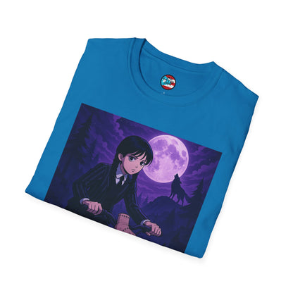 Merlina en MTB - MTB PR TRAILS - Unisex Softstyle T-Shirt