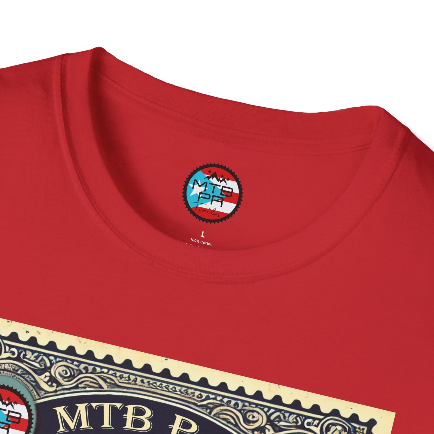 Sello MTB PR - MTB Trails - Unisex Softstyle T-Shirt