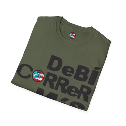 DeBI CoRReR MaS BICI - Black - MTB PR TRAILS - Unisex Softstyle T-Shirt