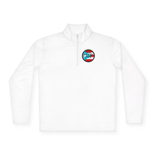 Unisex Quarter-Zip Pullover - MTB PR Trails - Bandera