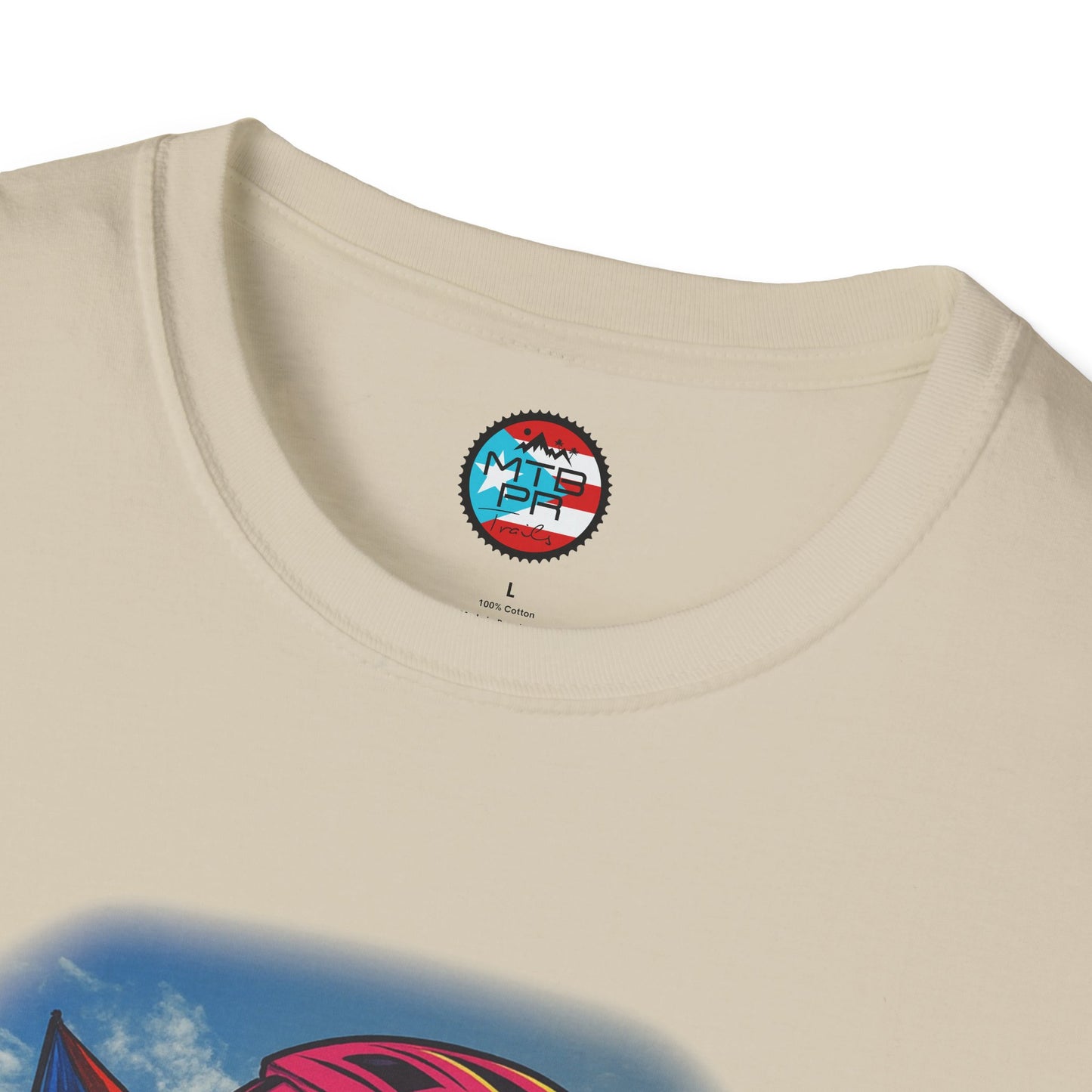 "Ride The Everest" - El Ovni MTB - MTB PR TRAILS - Unisex Softstyle T-Shirt