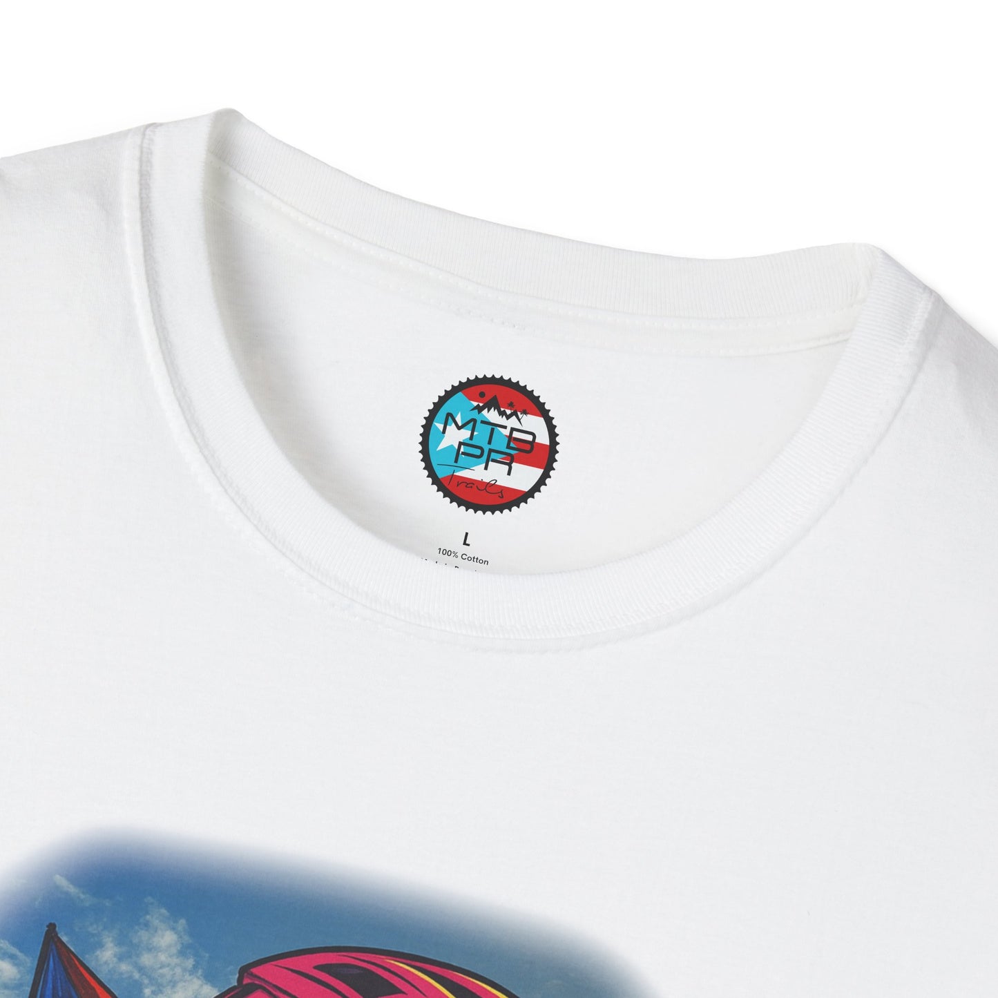 "Ride The Everest" - El Ovni MTB - MTB PR TRAILS - Unisex Softstyle T-Shirt