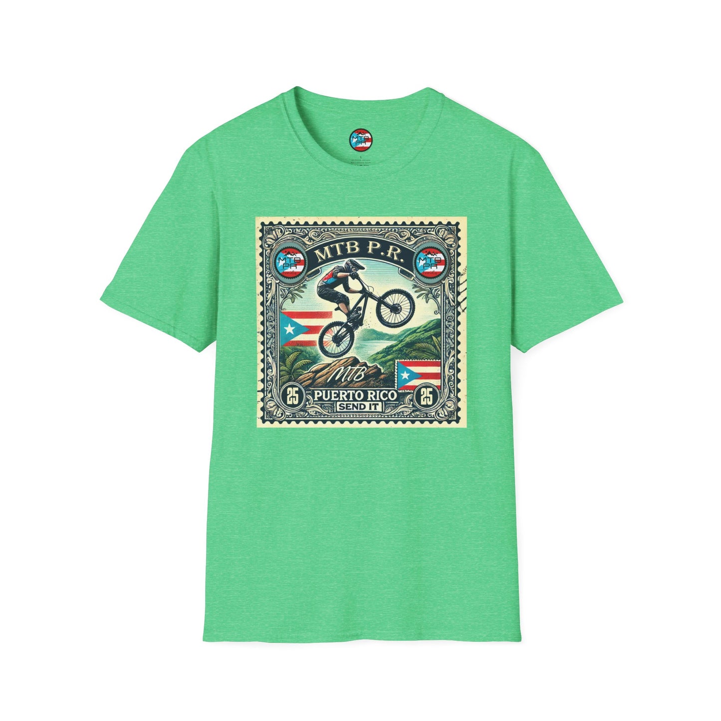 Sello MTB PR - MTB Trails - Unisex Softstyle T-Shirt