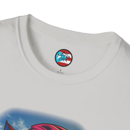 "Ride The Everest" - El Ovni MTB - MTB PR TRAILS - Unisex Softstyle T-Shirt